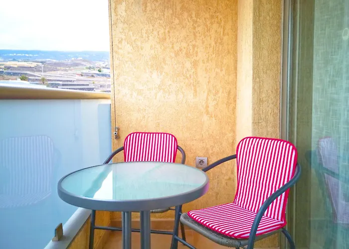 Alcavista - Garage, Ac, 350m To Ocean, Tv Channels, Sunsets And La Gomera View From Balcony Apartment